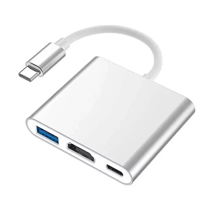 تبدیل USB-C به HDMI/USB/PD مدل 2005