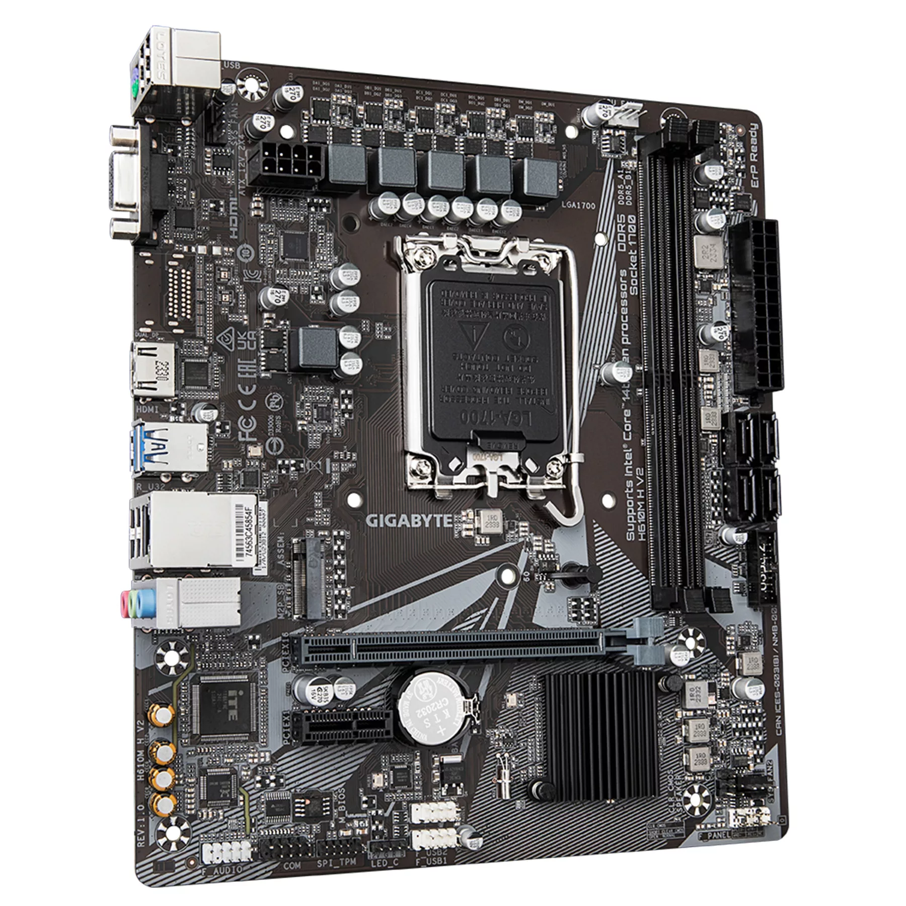 مادربرد گیگابایت مدل H610M H V2 rev. 1.0