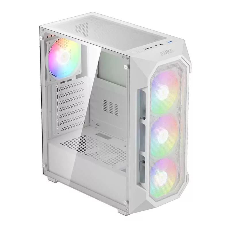 کیس کامپیوتر گیمینگ گیم دیاس مدل AURA GC1 ELITE WH ARGB
