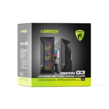 کیس کامپیوتر گیمینگ گرین مدل GRIFFIN G3