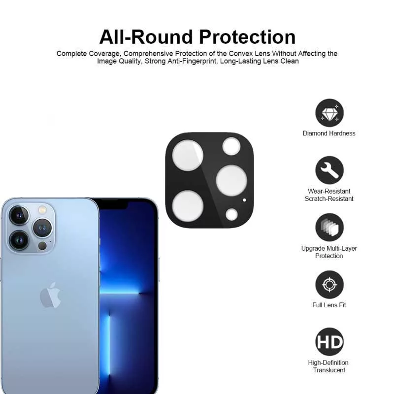 محافظ لنز دوربین اپیکوی مدل 3D-Power مناسب برای گوشی موبایل اپل iPhone 13 Pro/ 13 Pro Max