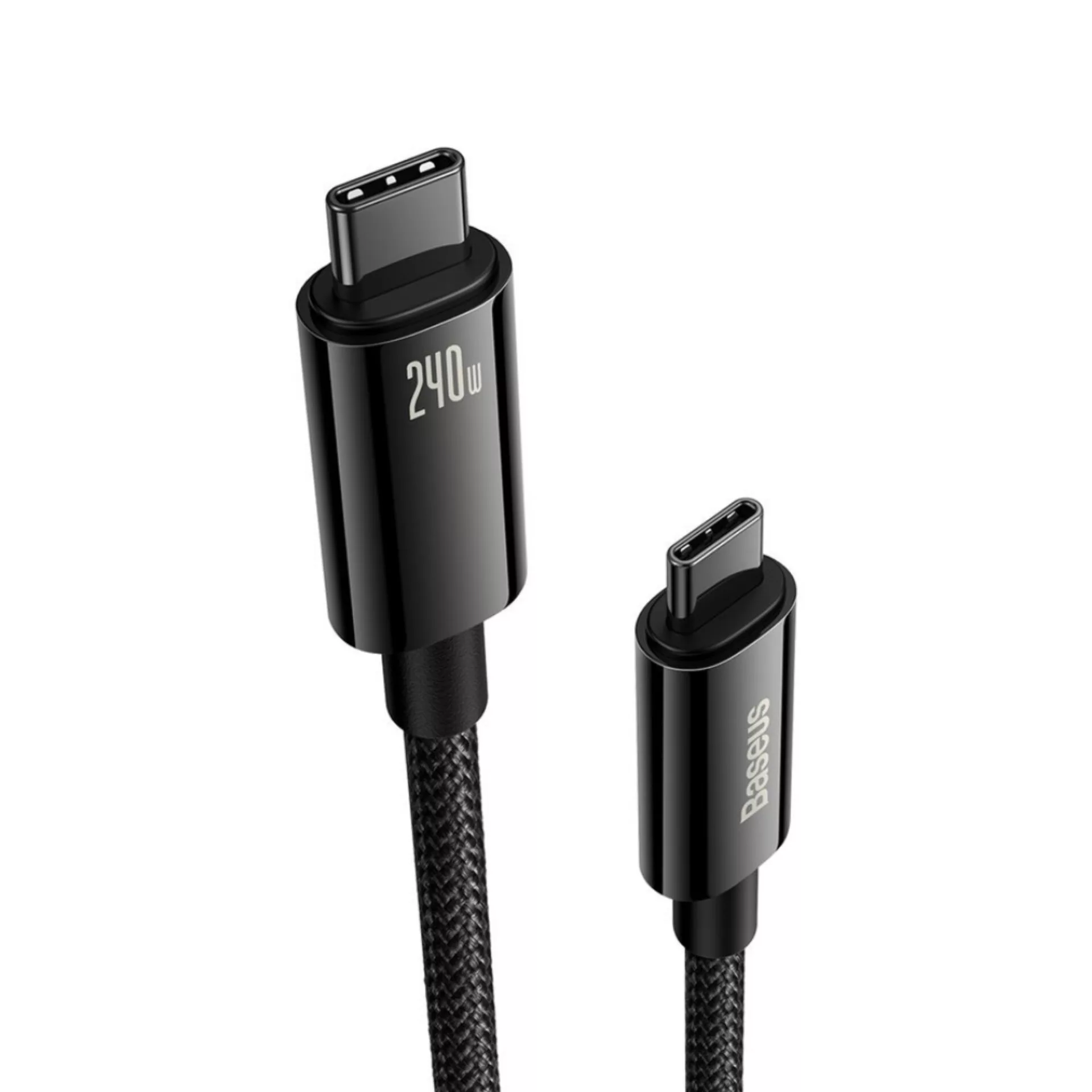 کابل تبدیل USB-C باسئوس مدل (TUNGSTEN GOLD  (240W طول 2 متر