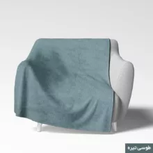 شال مبل شاران هوم مدل مخملی طرح راه راه سایز 150×170 سانتی متر