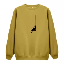 سویشرت زنانه مدل دخترک و تاب