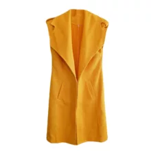 پالتو زنانه مدل P001  رنگ زرد