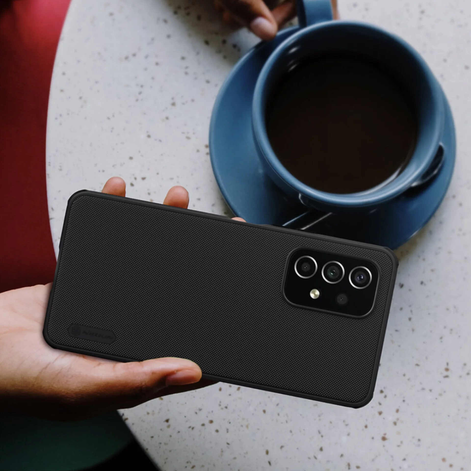 کاور نیلکین قاب مدل super frosted shield pro مناسب برای گوشی سامسونگ Galaxy A53
