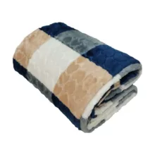 پتو مسافرتی 2 نفر مدل برجسته طرح قلبی کد HRT240  سایز 240×220 سانتی‌متر