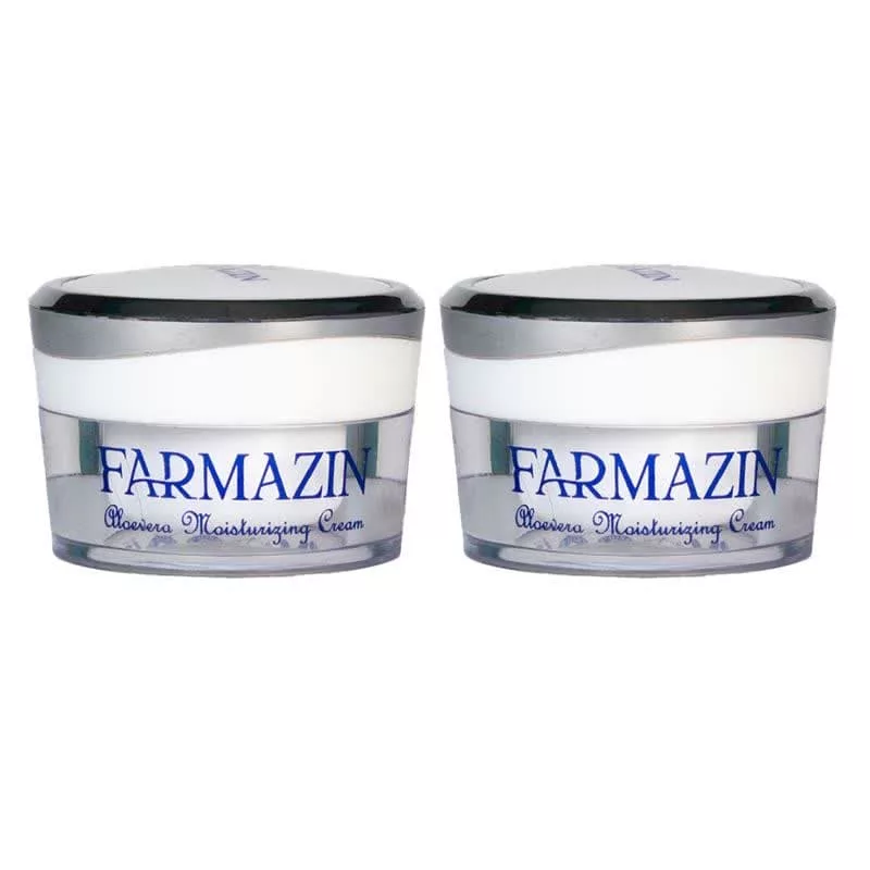 کرم مرطوب کننده دست و صورت فارمازین مدل آلوئه ورا مناسب برای پوست خشک حجم 30 میلی لیتر مجموعه دو عددی