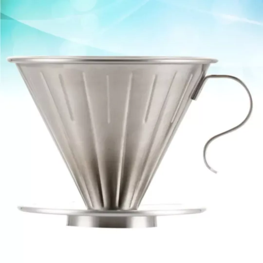 دریپر قهوه مدل V60 steel کد 4