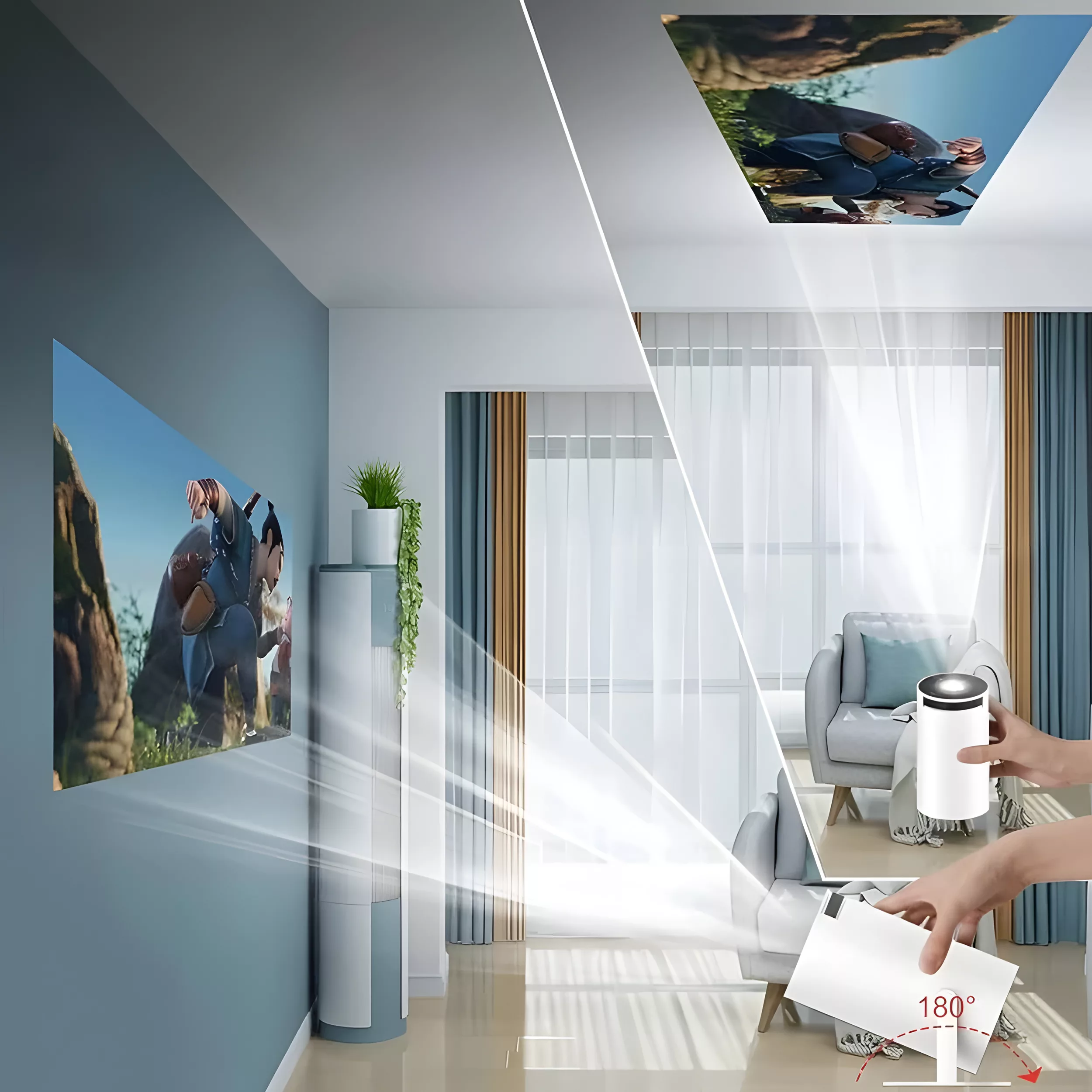 ویدئو پروژکتور آیریور مدل HY300 LED