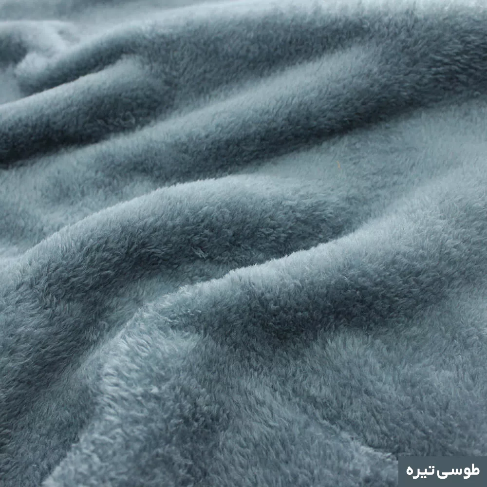 شال مبل شاران هوم مدل مخملی طرح ساده سایز 180×180 سانتی متر