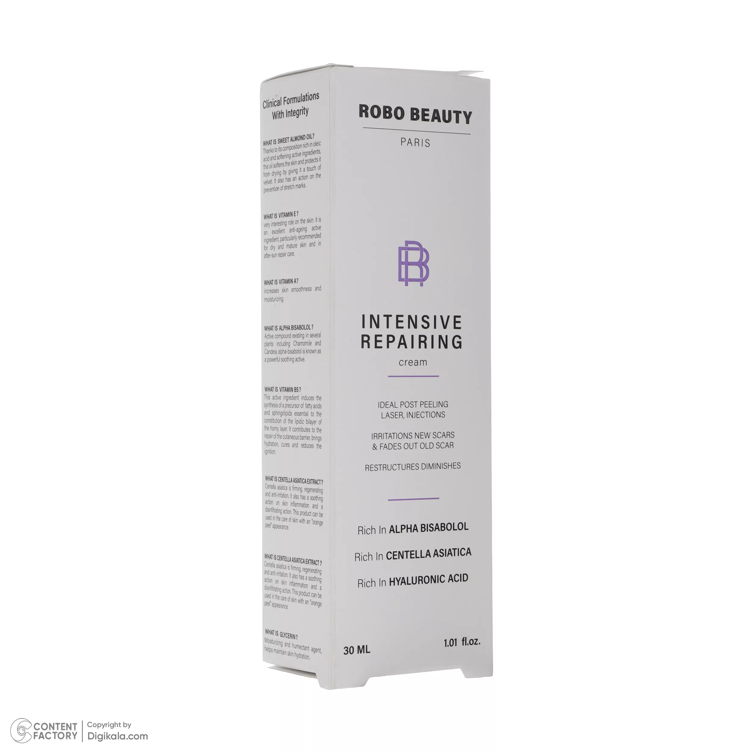 کرم ترمیم کننده روبو بیوتی مدل intensive repairing حجم 30 میلی لیتر