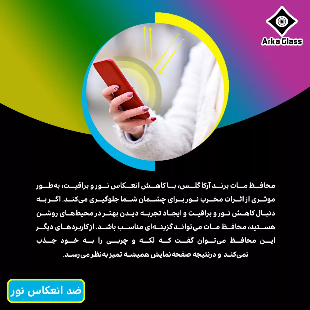 محافظ صفحه نمایش مات آرکا گلس مدل Tough مناسب برای گوشی موبایل سامسونگ Galaxy S24 Ultra