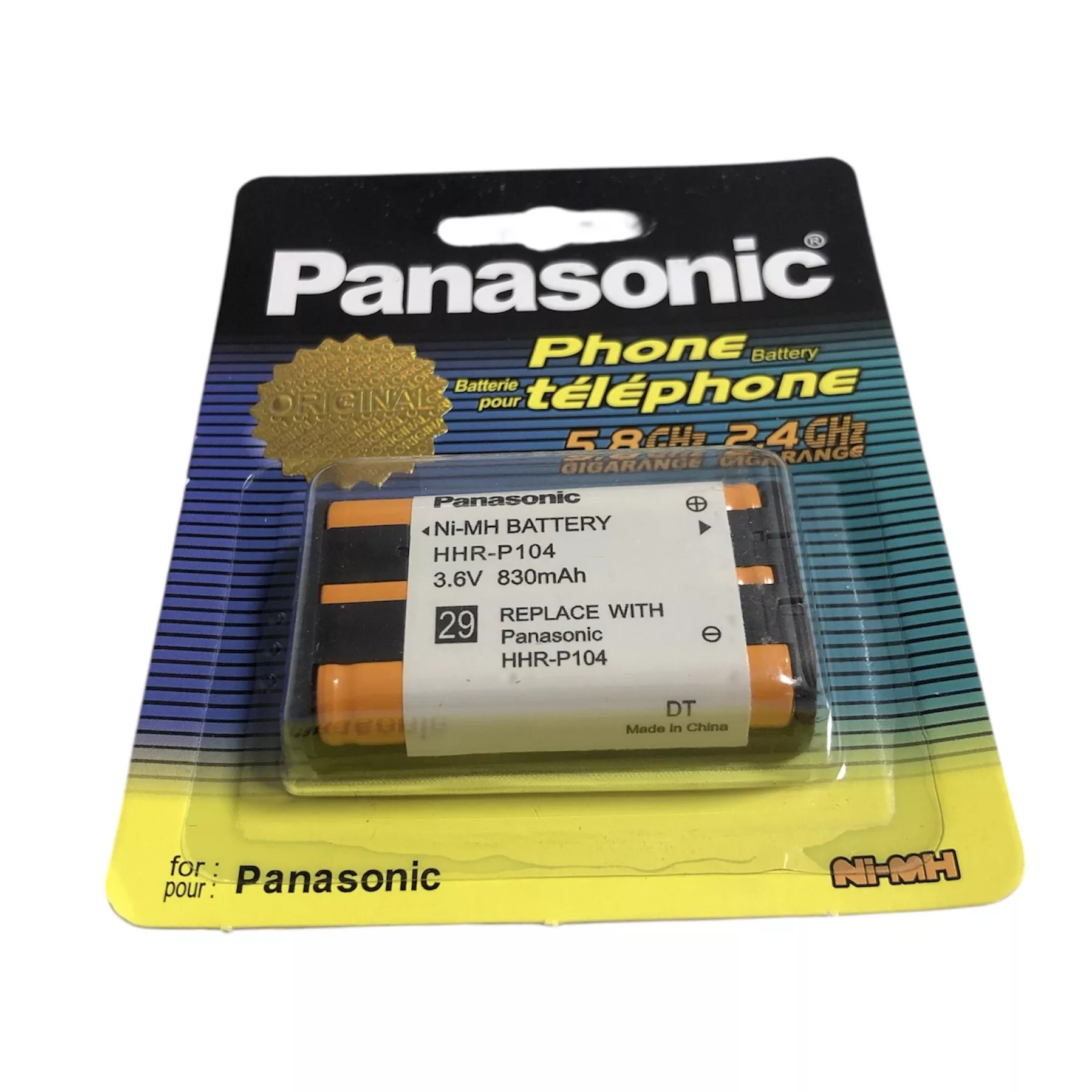 باتری تلفن بی سیم پاناسونیک مدل p104