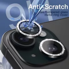 محافظ لنز دوربین چلیپا مدل Luminous مناسب برای گوشی موبایل اپل iPhone 15