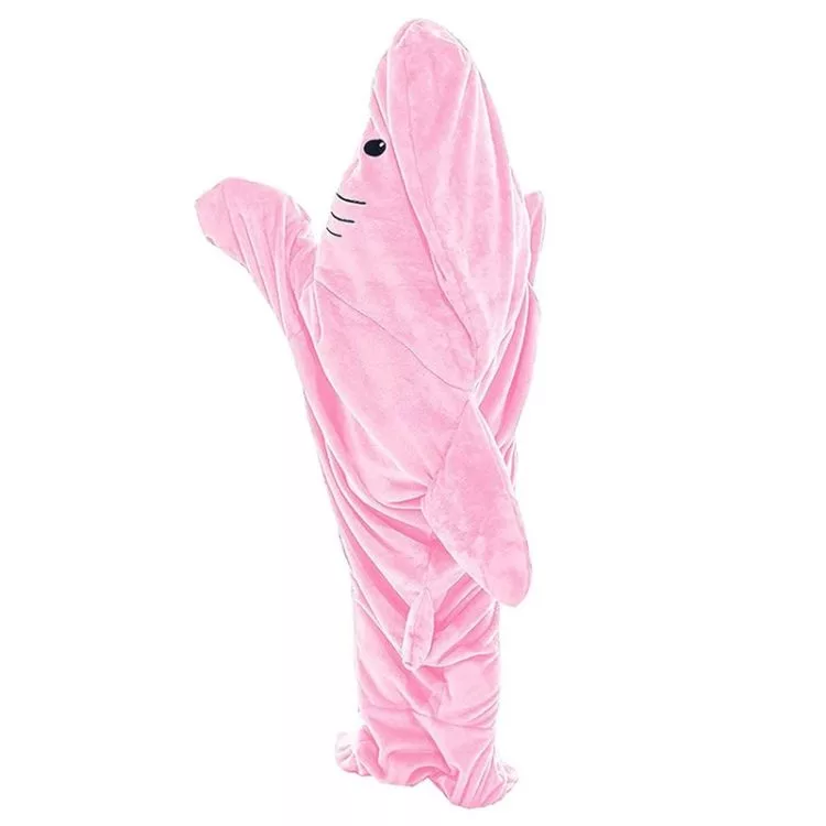 پتو کوکو جم مدل کوسه ای کودکان سایز 100×50 سانتی متر