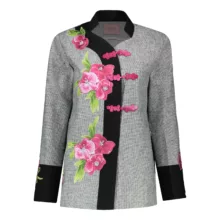 کت زنانه گره استایل مدل چینی ساکورا