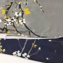 روکش لحاف مدل شکوفه دو نفره سایز 220×240 سانتی متر