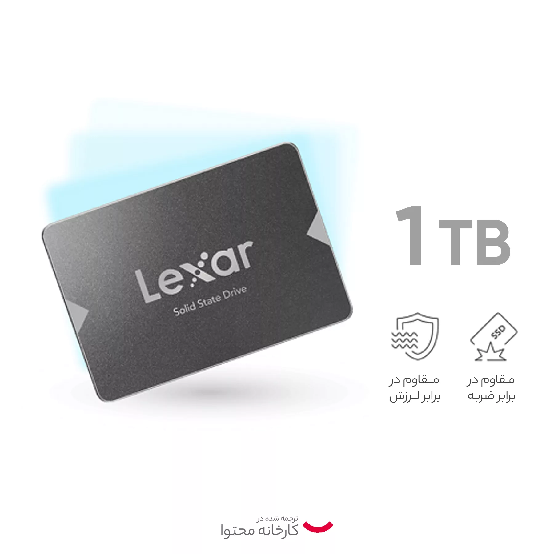 اس اس دی اینترنال لکسار مدل NS100 ظرفیت 1ترابایت