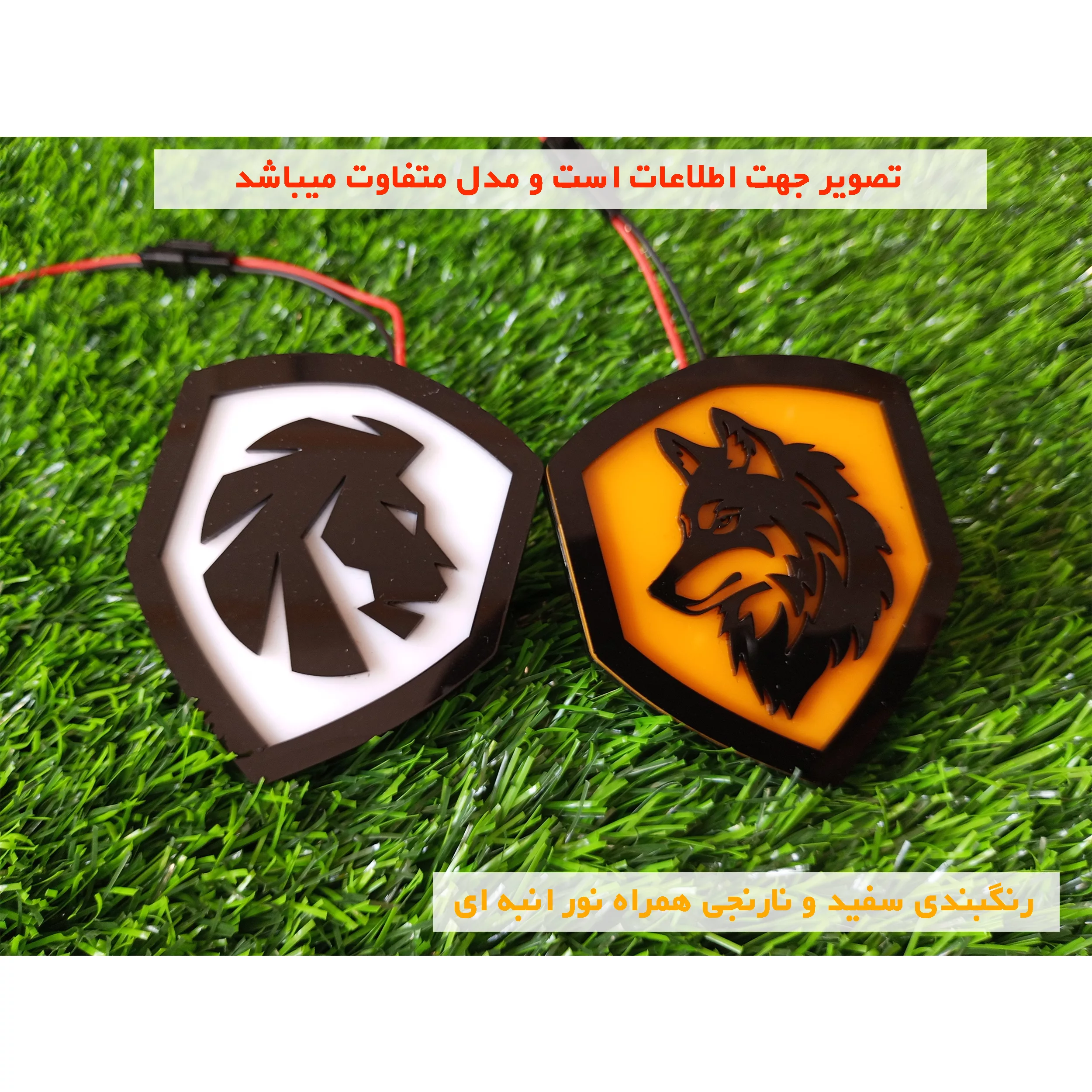 چراغ اس ام دی راهنما خودرو مدل Lion-100 بسته 2 عددی