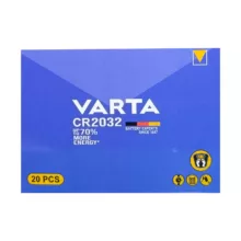 باتری سکه ای وارتا مدل CR-2032 بسته 20 عدد