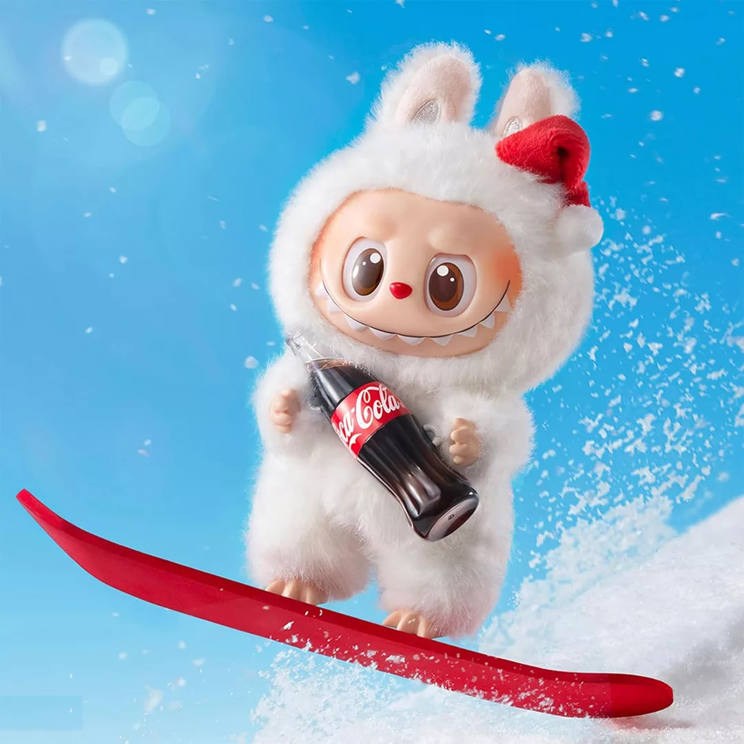 اسباب بازی شانسی مدل عروسک لبوبو طرح کوکاکولا Coca Cola