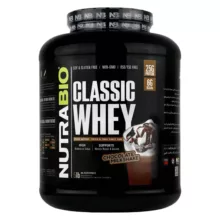 پودر پروتئین وی کلاسیک با طعم شکلات میلک شیک نوترابایو – 2268 گرم