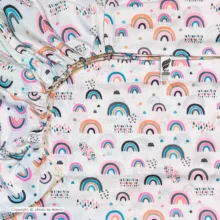 ملحفه نوجوان آدنو مدل رنگین کمان کد FI29 سایز 80x180 سانتی متر