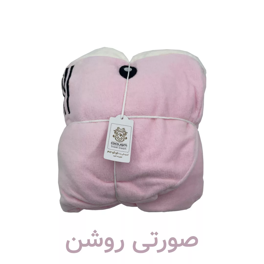 پتو کوکو جم مدل کوسه ای کودکان سایز 100×50 سانتی متر