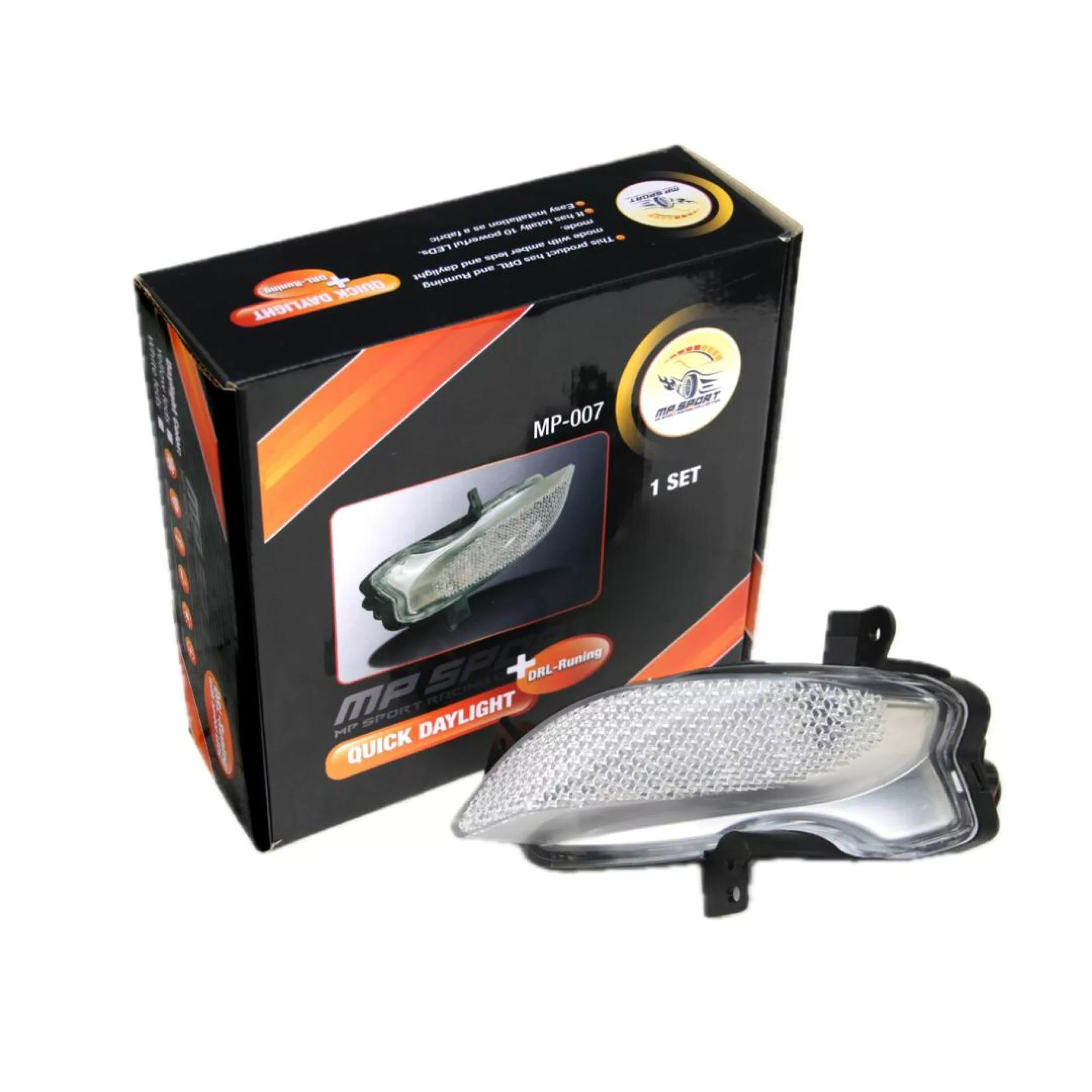 چراغ دیلایت جلو ام پی مدل mp-007 مناسب برای کوییک و ساینا اس بسته 2 عددی