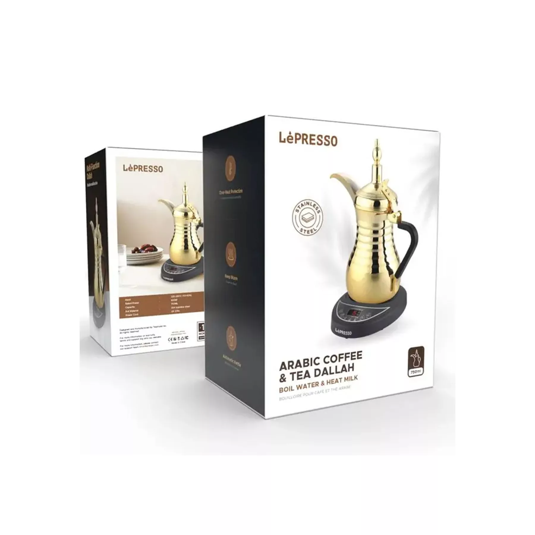 قهوه ساز لپرسو مدل Arabic coffee and tea Dallahl PARCM