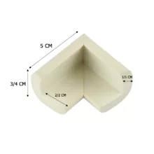 محافظ کنج و گوشه کودک نی نی ک مدل N9250-CGY بسته 4 عددی