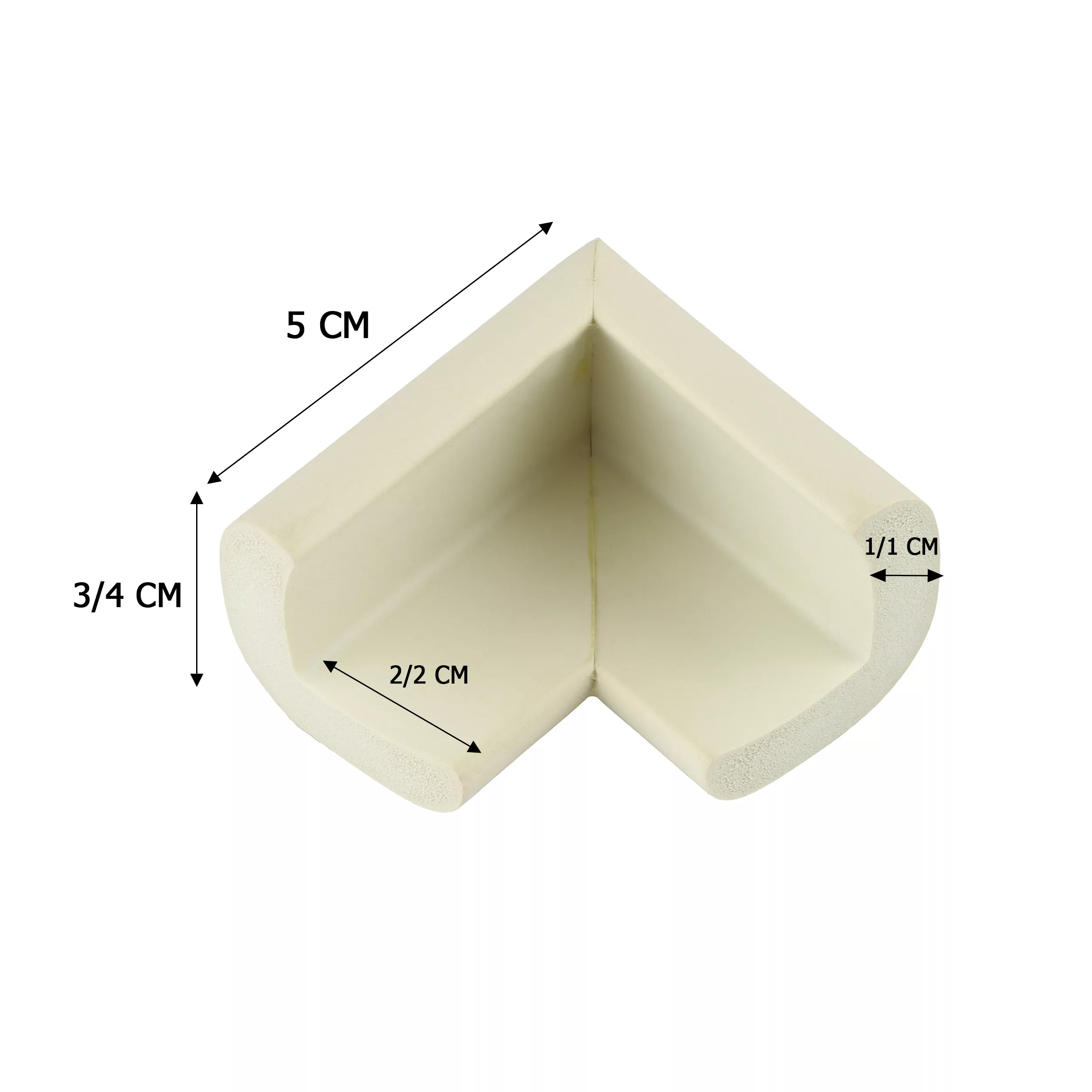 محافظ کنج و گوشه کودک نی نی ک مدل N9250-CGY بسته 4 عددی