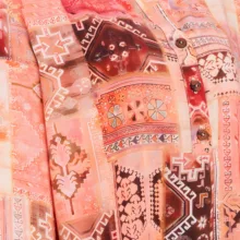 تونیک آستین بلند زنانه السانا مدل راهین کد 222316 رنگ صورتی چرک