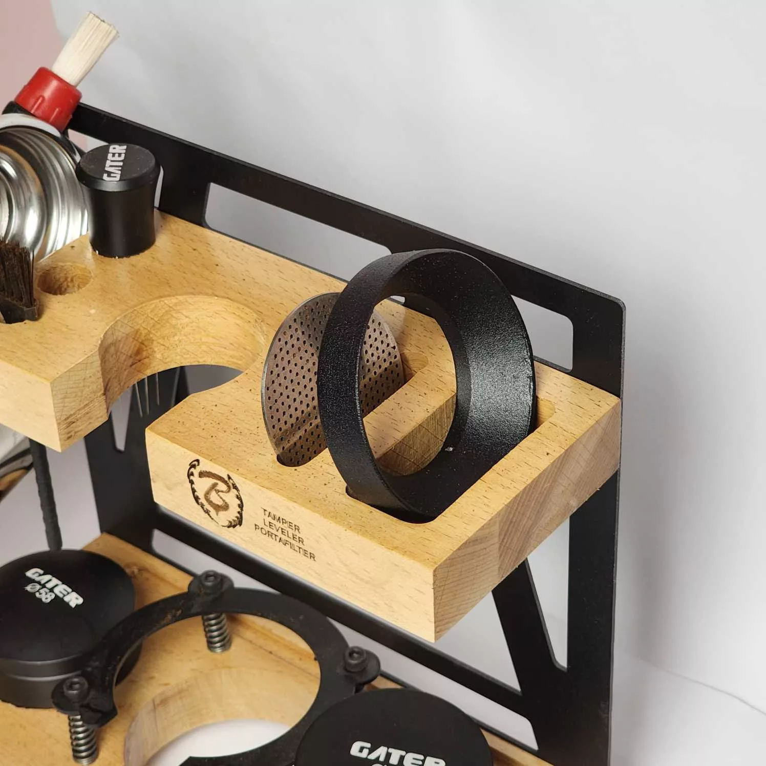 استند نگه دارنده باریستا اسپیس مدل چوبی کد 51