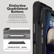کاور سامورایی مدل Octagon Carbon مناسب برای گوشی موبایل اپل iPhone 16