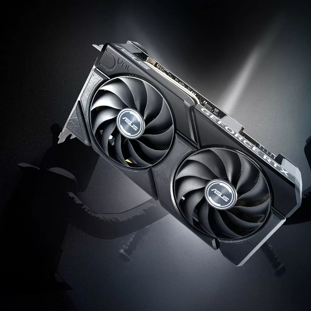 کارت گرافیک ایسوس مدل Dual GeForce RTX 4070 EVO OC Edition 12GB GDDR6X