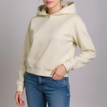 هودی زنانه زی سا مدل 9301 رنگ کرم