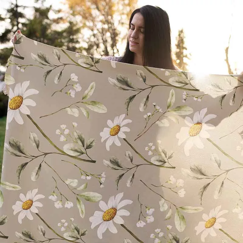 شال مبل مدل بابونه 2 کد F2SH1007 سایز 180x100 سانتی متر