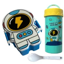 ظرف غذای کودک طرح فضانورد مجموعه ۳ عددی