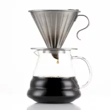 دریپر قهوه مدل V60 steel کد 4