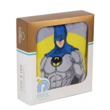 حوله پالتویی کودک پودایران طرح بتمن سایز 80x100 سانتی‌متر