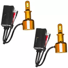 لامپ مه شکن چراغ جلو تک حالته بست یدک مدل یخی کد X19 با پایه H3 مناسب برای پراید 111 و 132 بسته ۲ عددی