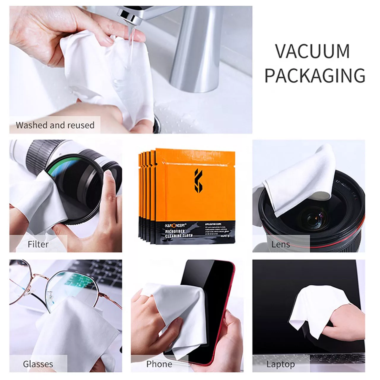 کیت تمیز کننده لنز دوربین کی اند اف کد SKU.1618