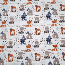 سرویس ملحفه 1 نفر 2 تکه مدل سرخپوست