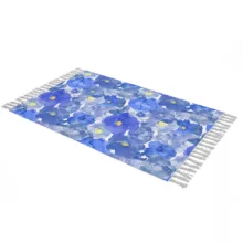 شال مبل مدل گلدار کد f2sh1066 سایز 100×180 سانتی متر