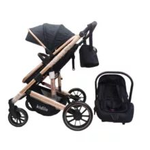 ست کالسکه و کریر کیدیلو مدل C516 به همراه ساک لوازم کودک