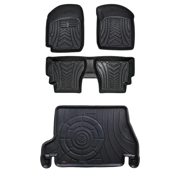 کفپوش سه بعدی خودرو مدل بابول مناسب برای پراید صبا به همراه کفپوش صندوق