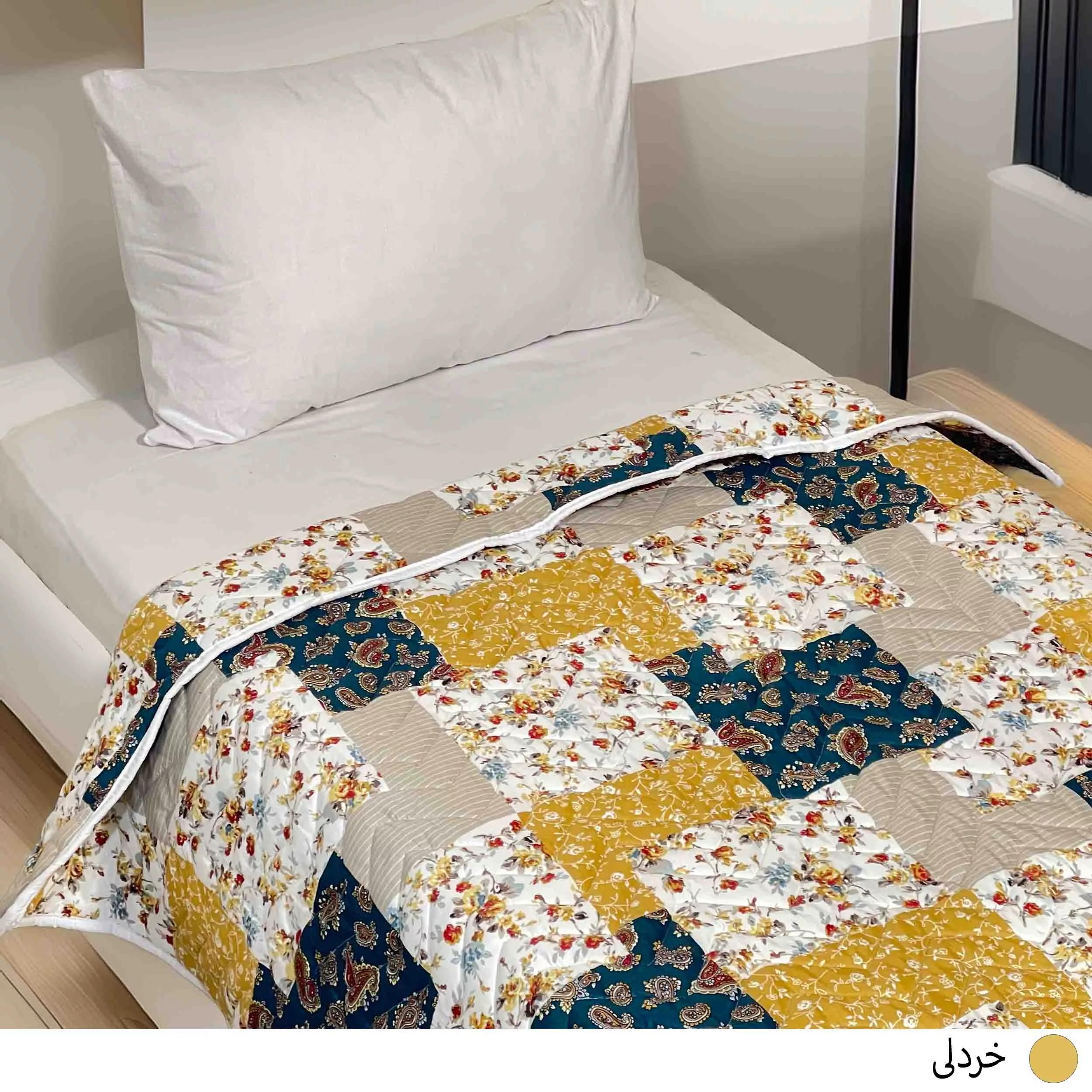 روتختی یک نفره مانیکاهوم مدل چهل تکه پلاس سایز 220x150 سانتی‌متر