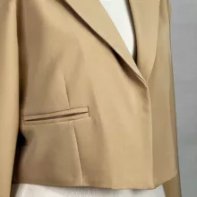 کت رسمی زنانه مدل کراپ مازراتی کد AK1384